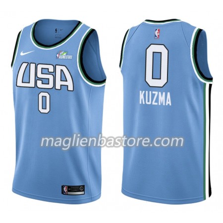 Maglia NBA Los Angeles Lakers Kyle Kuzma 0 Nike 2019 Rising Star Swingman - Uomo